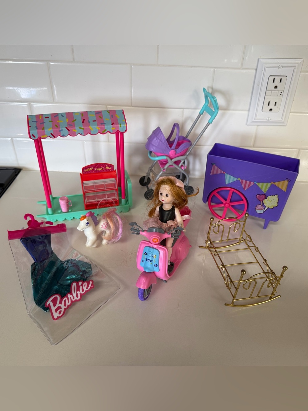 Doll Playset & Accessories Pink Purple